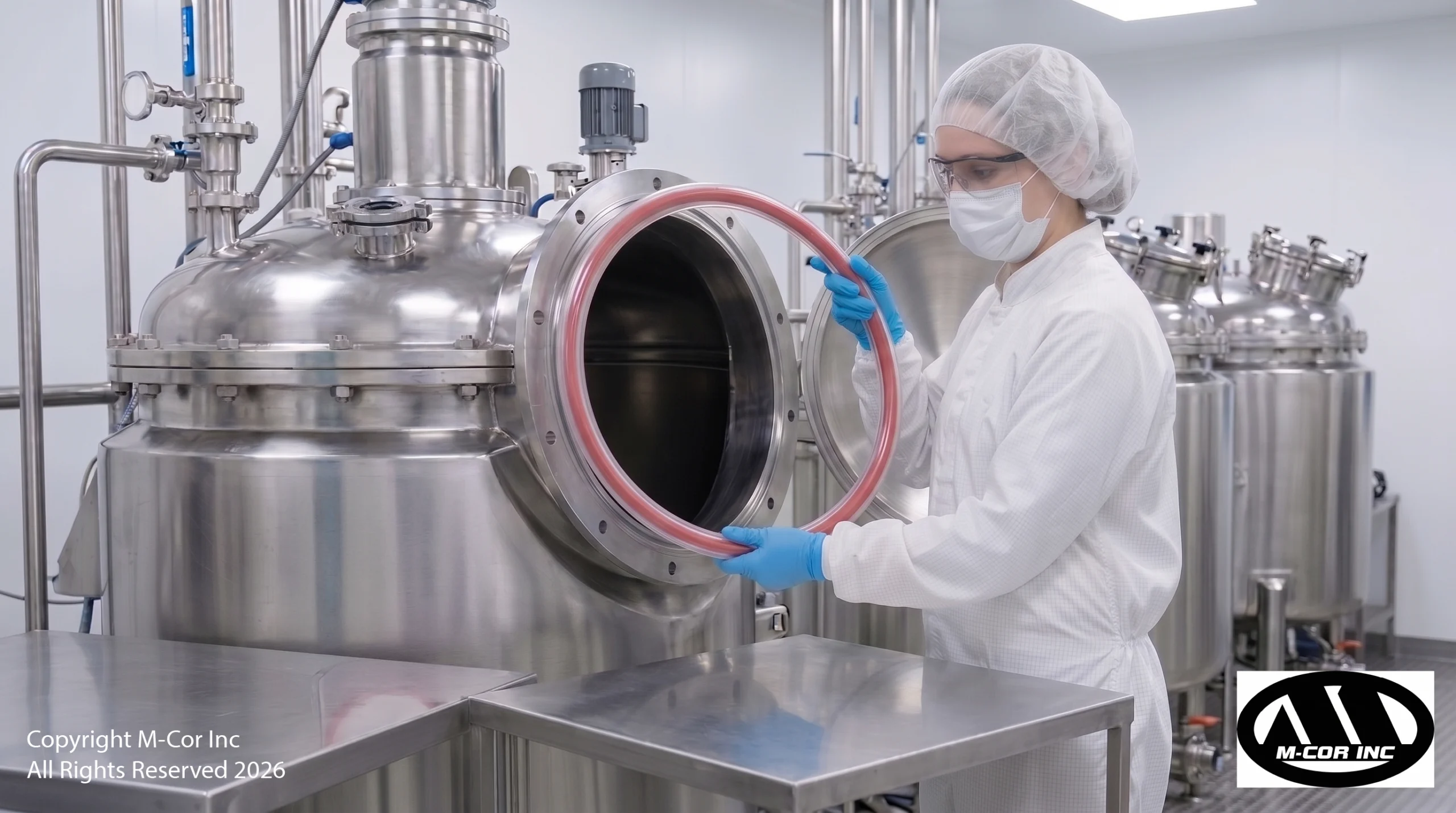 Teflon encapsulated O-rings inspected and documented by M-Cor